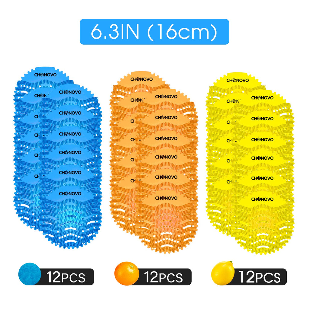 Urinal Screen Deodorizer, 36 Pack Urinal Cake Bulk with 3 Scents