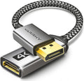 4K DisplayPort to HDMI Adapter, Uni-Directional DP 1.2 to HDMI 2.0 | DisplayPort to HDMI Adapter Male to Female