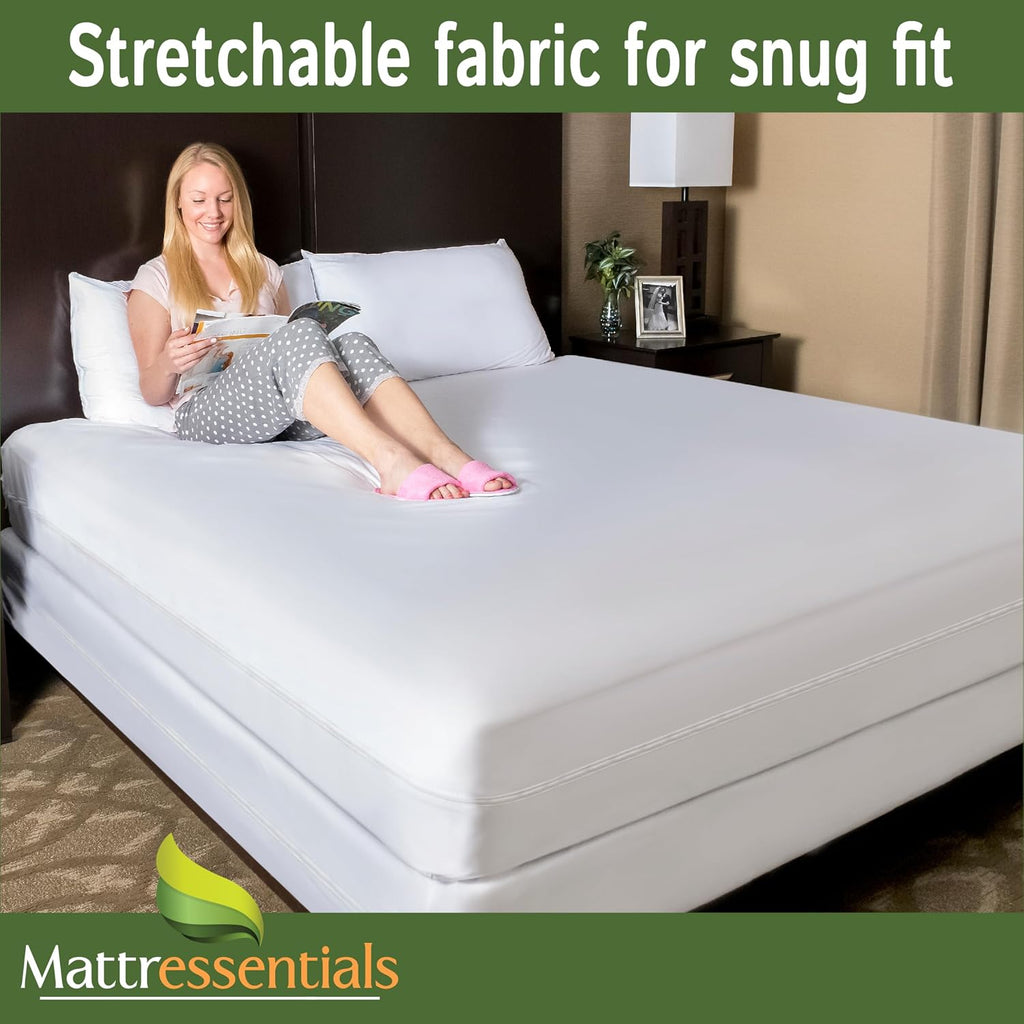Zippered Full (8"-10" Depth) Mattress Protector - Bed Bug Waterproof Mattress Cover, Premium Quality Hypoallergenic