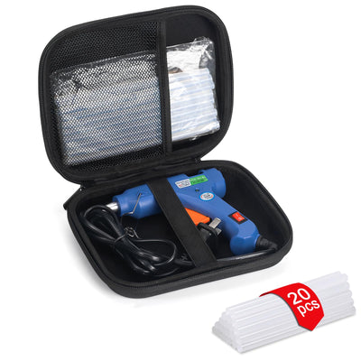 Glue Gun and Sticks Set, Hot Melt Glue Gun Mini for Crafts with 20 Pcs Glue Sticks, Small Hot Glue Guns with