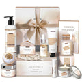 Gifts for Women Bath and Body Gift Basket Set for Women, 12 Piece Set of Coconut Home Spa Set for Self Care, Mothers