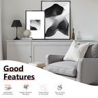 22.375 x 34 Poster Frame Set of 5, Black