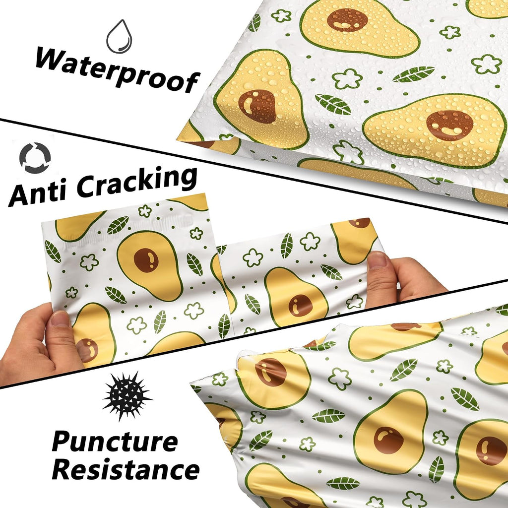 Poly Mailers 10x13 Inch, 25 Pack, Avocado Self-Seal Shipping Bags
