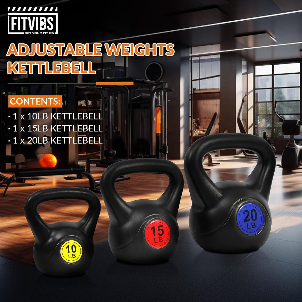 Kettlebell Sets Piece Strength Training KettleBells Weight Set