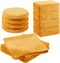 12 Pack Microfiber Applicator Pad Microfiber Sponge for Car Include Round Wax Microfiber Applicator Rectangle Car