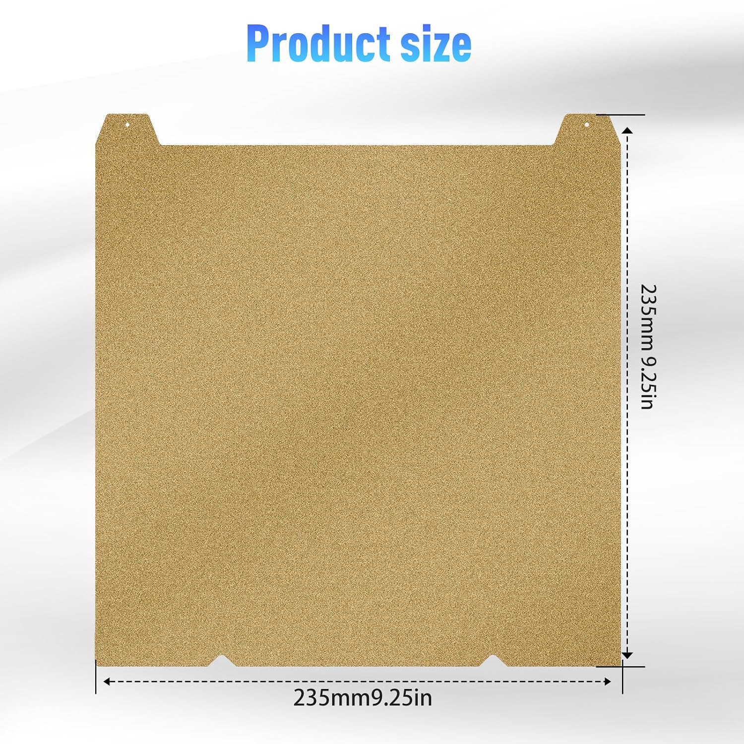 235x235mm K1C/MAX/Ender-3 v3 PEI Build Plate for Ender 3 V3, K1/K1C/Ender 3 V3 KE, Double Sided Textured Flexible