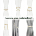 Magnetic Curtain Tiebacks Rope Decorative Holdbacks for Drapes Nieffeiy