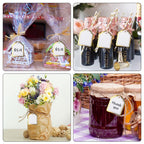 200Pcs Price Tags with String Attached, 1.4x1.8in Gold Gift Tags