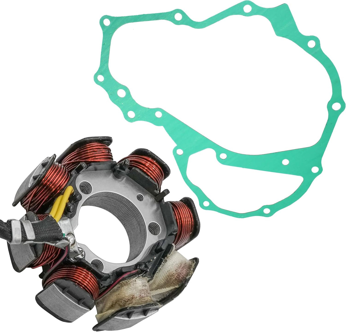 Caltric Stator and Gasket Compatible With Honda Trx250Te Trx 250Te Recon 250 Es 2X4 2005-2017