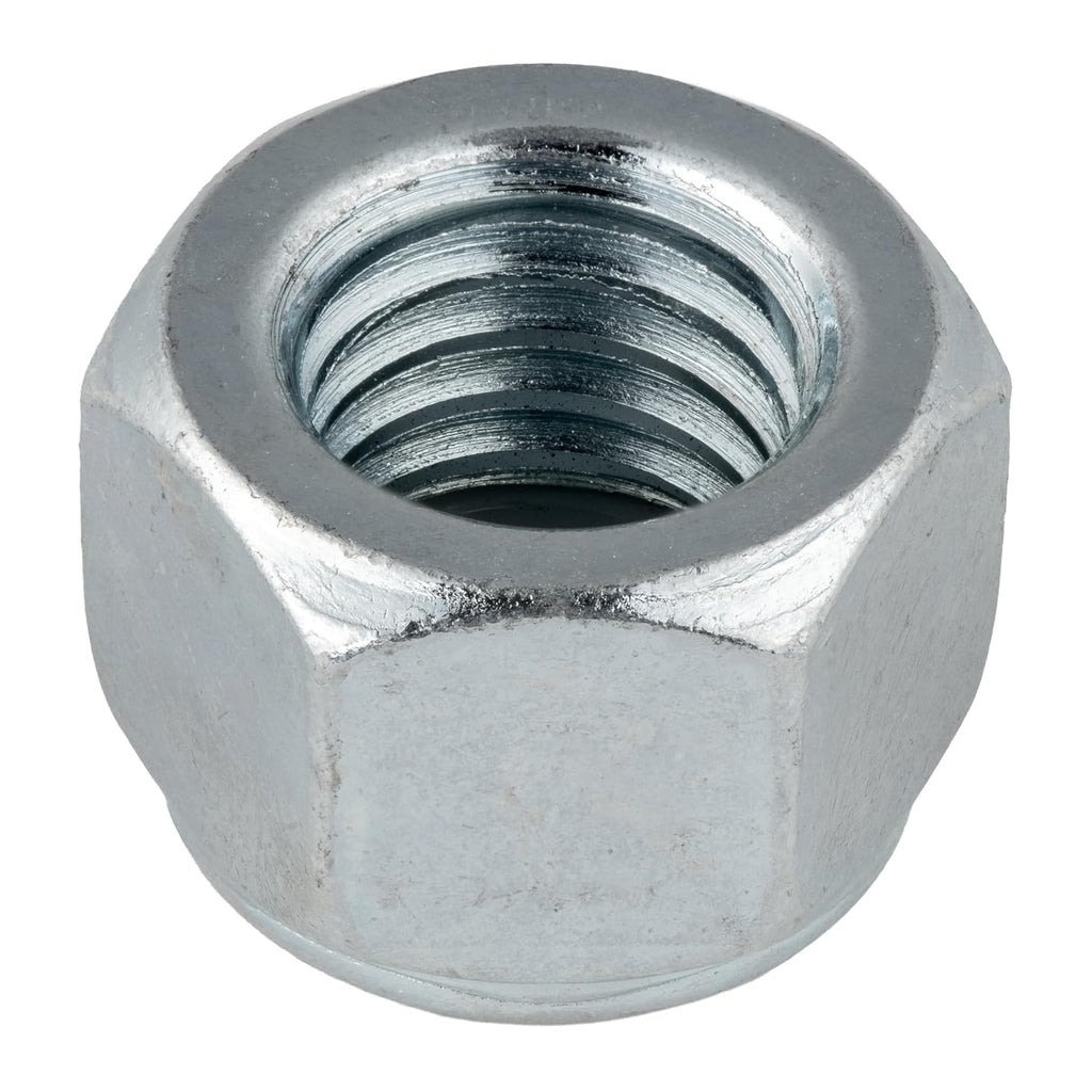 1/2"-13 (50 Pack) Nylock Hex Nuts, Grade 2, Nylon Insert Locknut by Makers Bolt