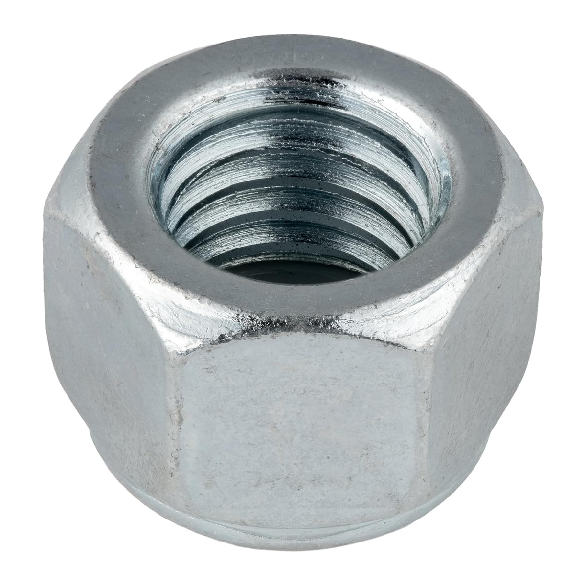1/2"-13 (50 Pack) Nylock Hex Nuts, Grade 2, Nylon Insert Locknut by Makers Bolt