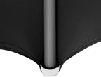 4FT Spandex Table Cover Rectangular Stretch Spandex Tablecloth (Black,4FT)