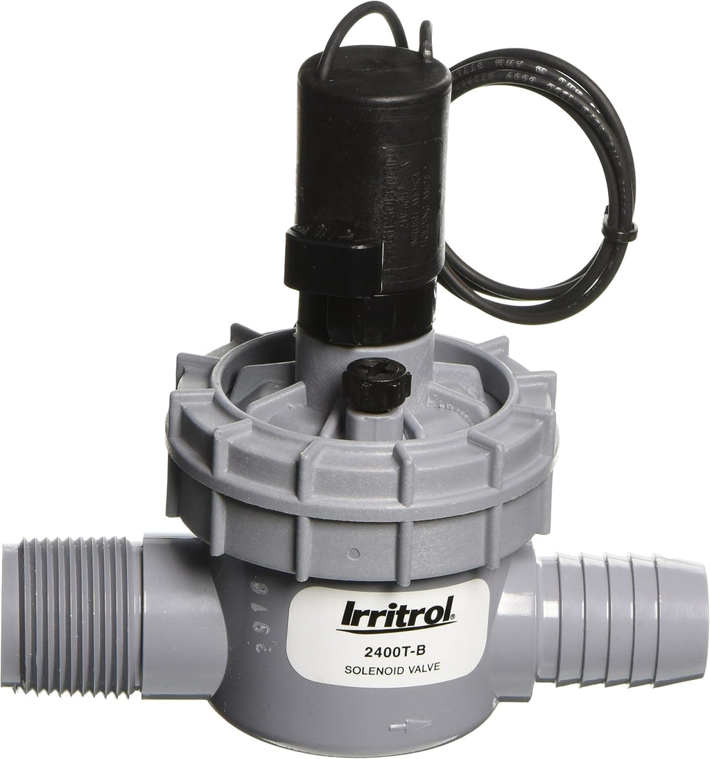 Irritrol 2400T-B Globe Valve Male x Barb Connection, 1"