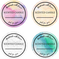 Watercolor Candle Label Roll 2 Inch 300pcs Waterproof | Candle Labels for Candle Making Supplies, Candle Tins, Candle