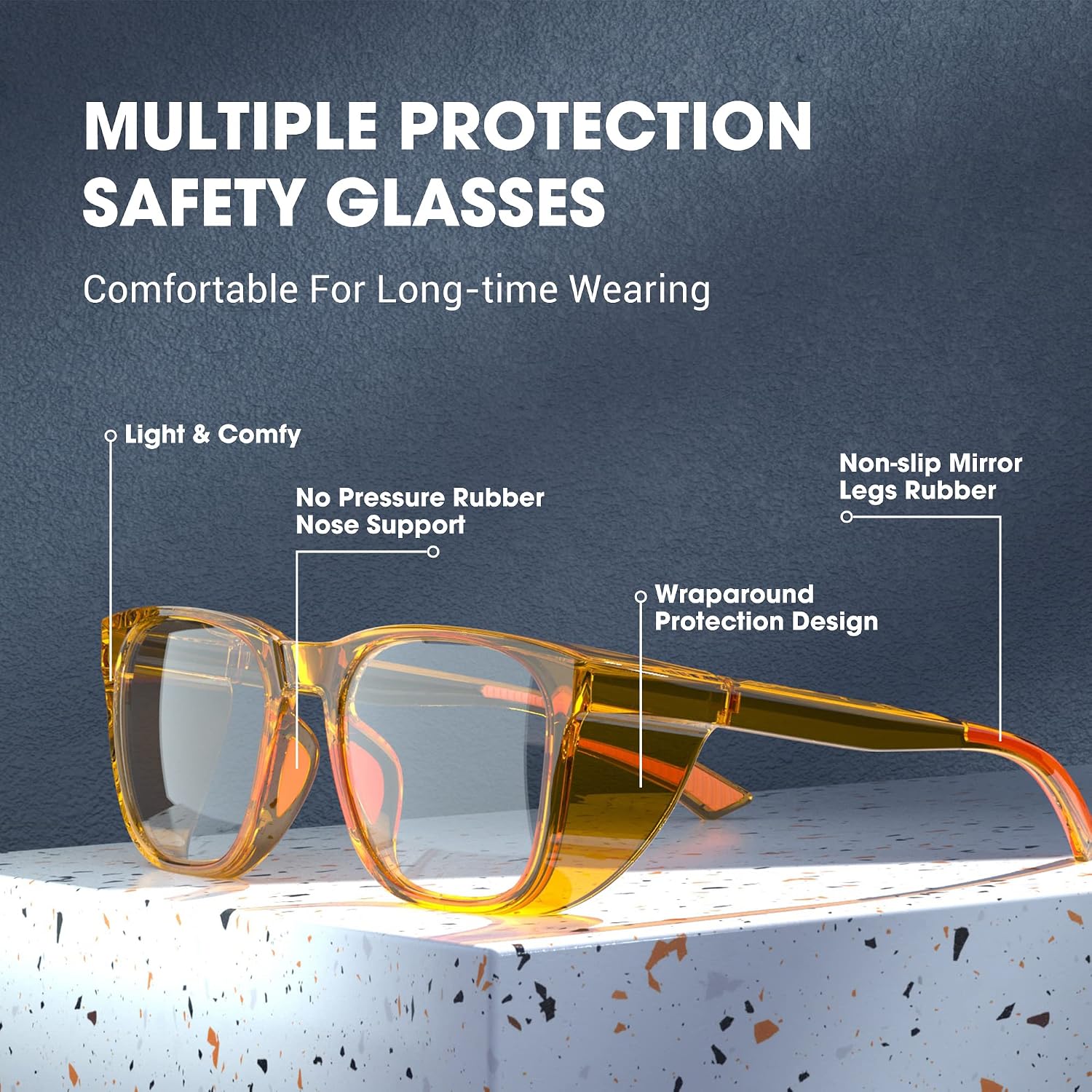 Safety Glasses Anti-Fog Goggles Protective Eyewear Anti Blue Light Protection Glasses For Women And Men