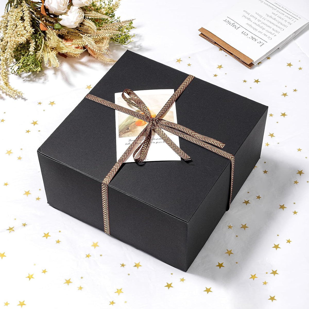 12x12x5 Large Gift Boxes with Lids 10 Pack Bridesmaid Proposal Box