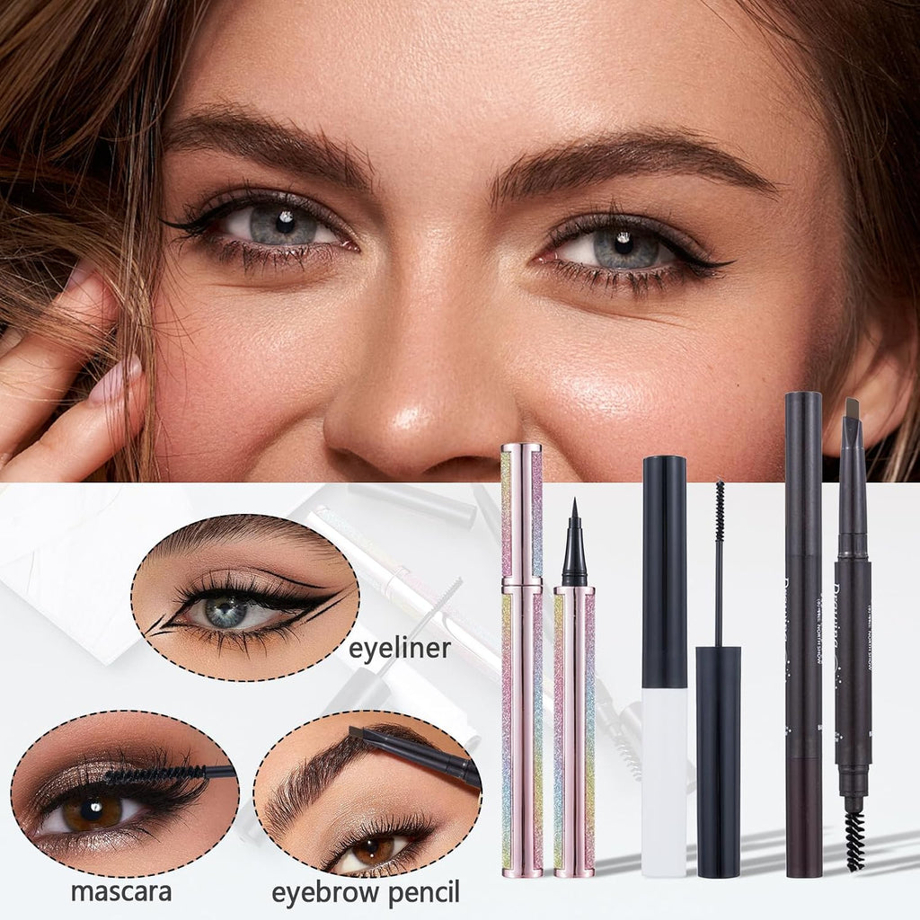Teen Makeup Kit For Girl Include Eyeshadow Palette,Eyeliner,Makeup Brush Set,Lipgloss Set,Mascara, Eyebrow Pencil