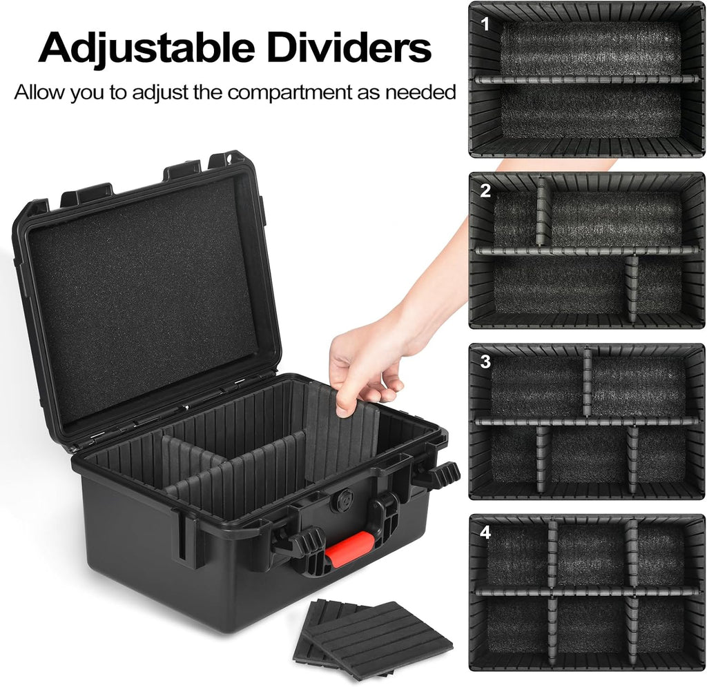 Graded Card Case Storage Box - Fits PSA BGS SGC Toploaders Magnetic Holders | Trading Card Storage Organizer, Hard