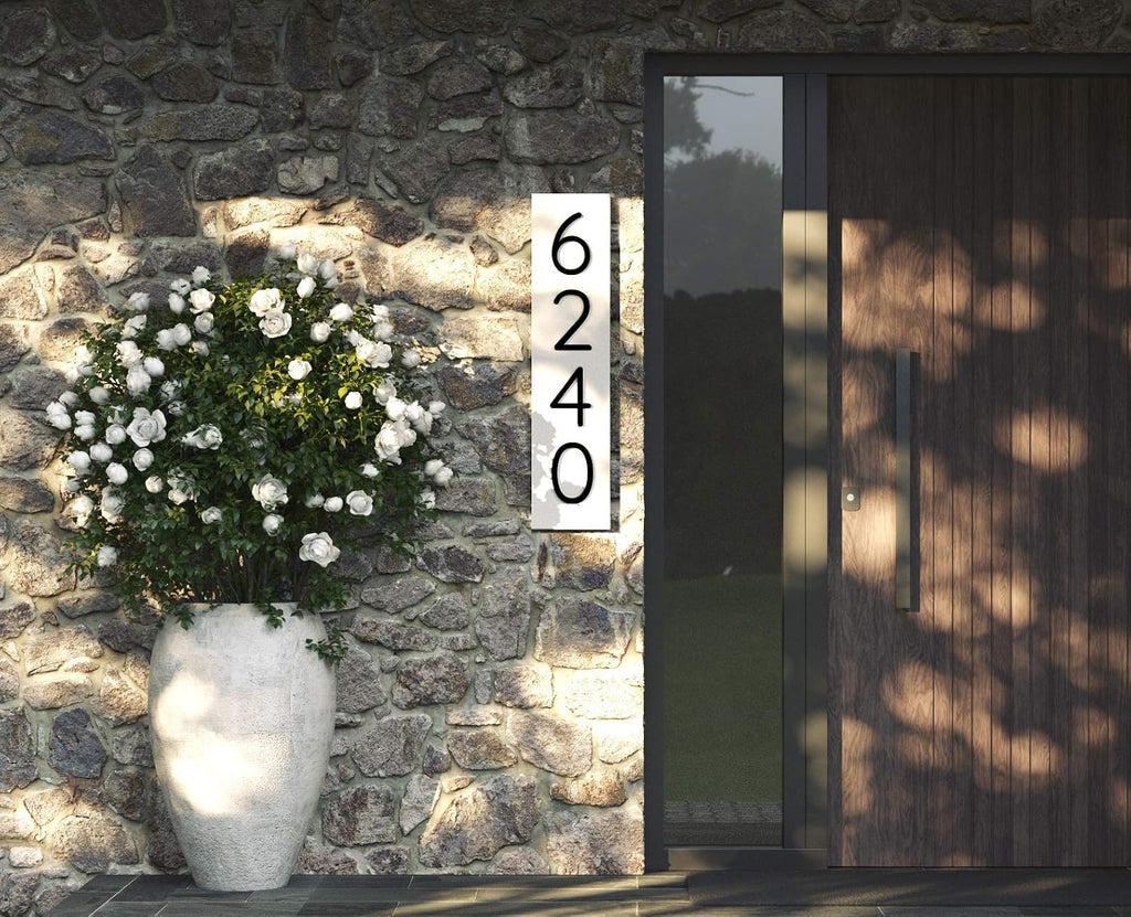 House Number for outside | Custom House Address Sign | 5" Tall numbers | Modern House Numbers | Vertical or