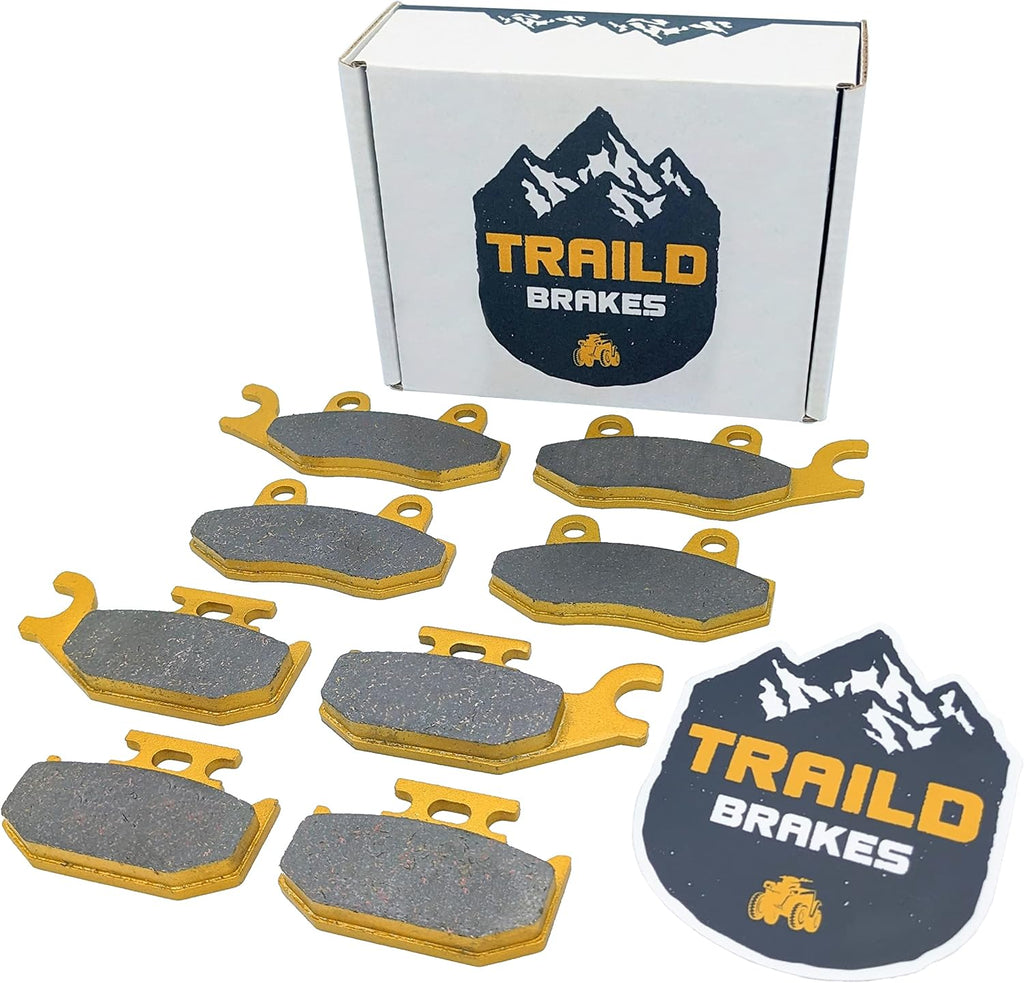 Traild Ceramic Brake Pad Set for Can-Am Maverick 2014-2018 Front & Rear