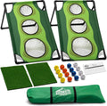 Par 1 Backyard Golf Cornhole Game, Golf Gifts for Men, Golf Accessories for Men, Golf Chipping Game, Golf Equipment