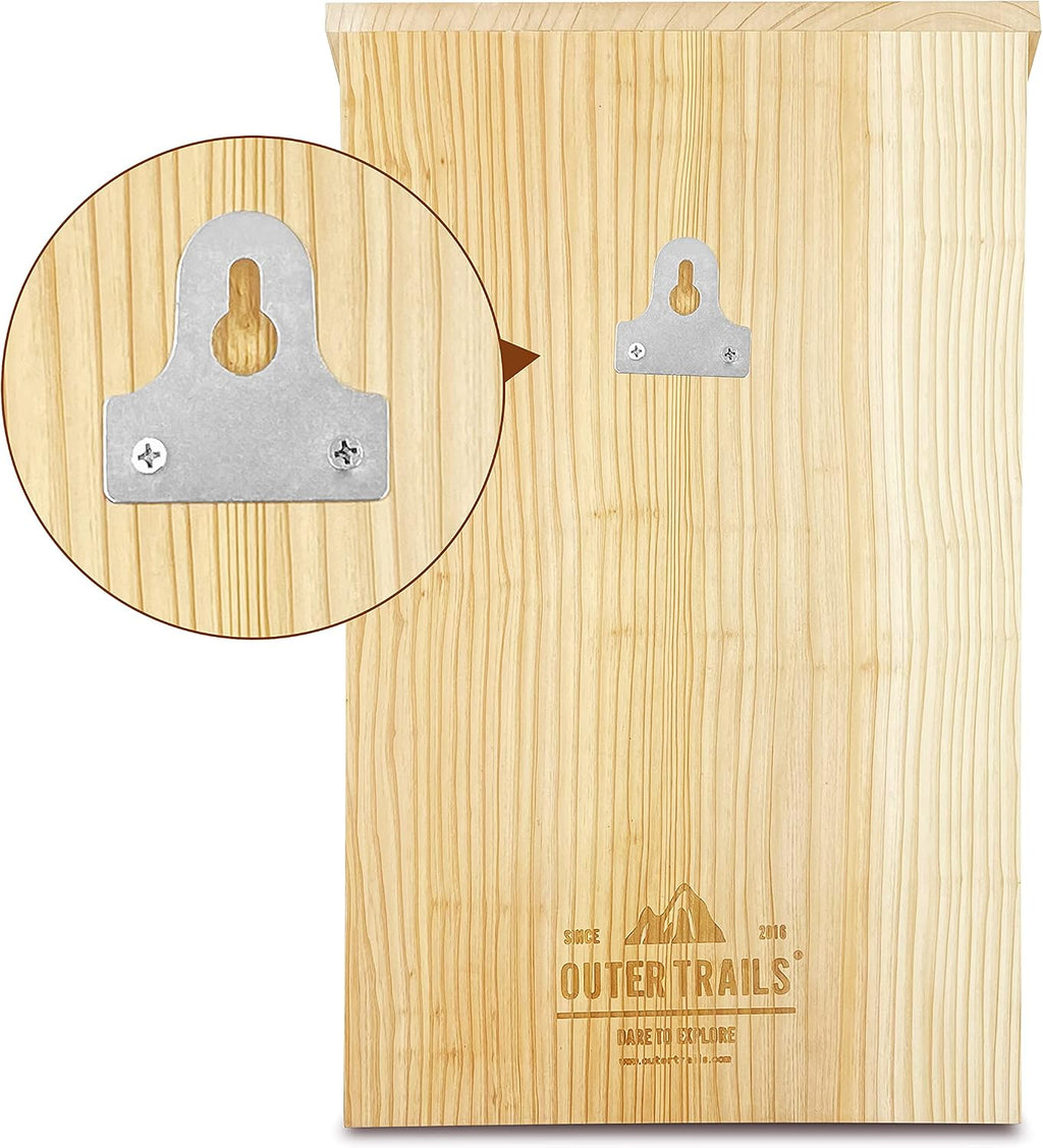 Bat Houses for Outdoors for Tree, Real Bark, 2 Chamber