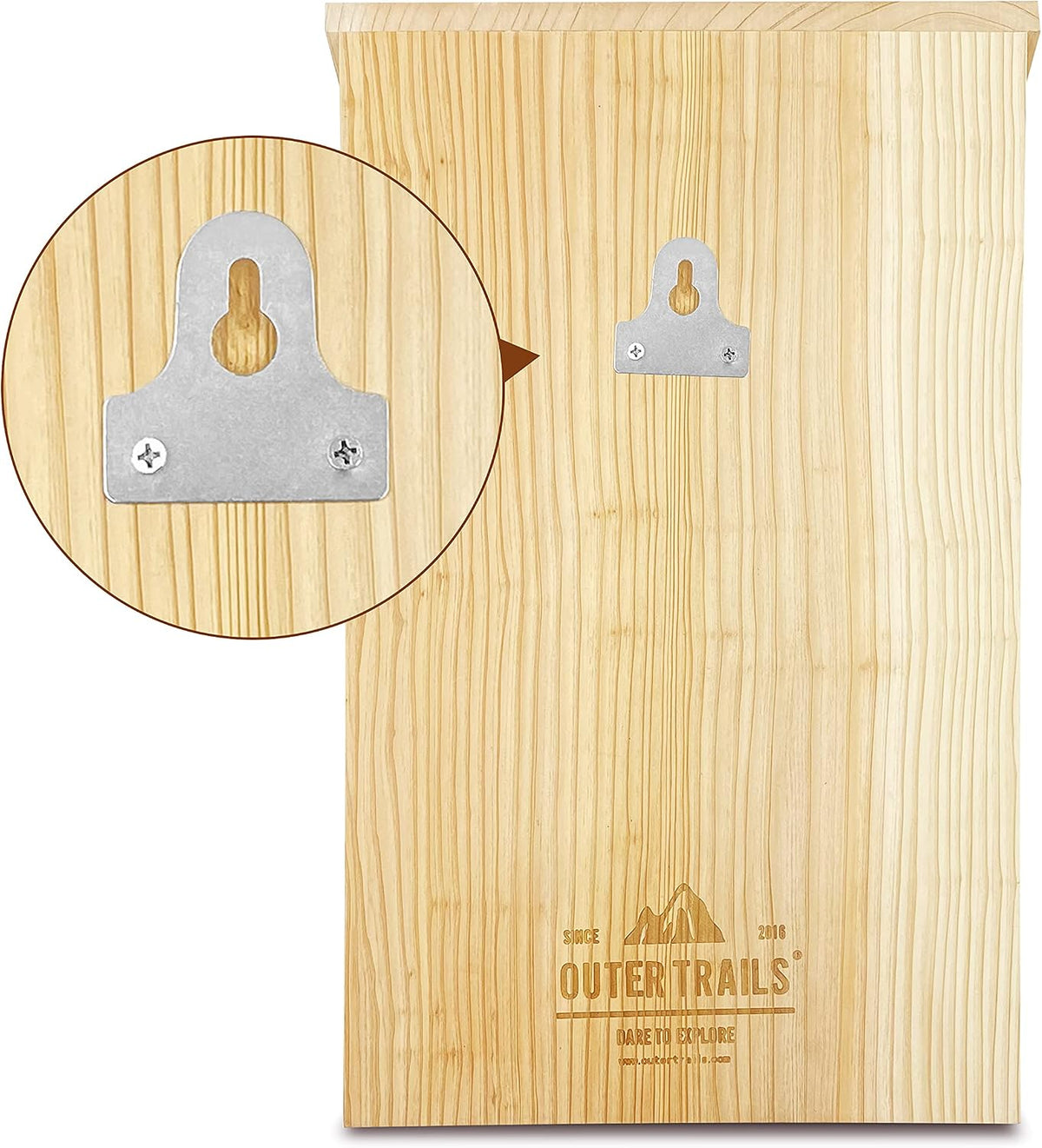 Bat Houses for Outdoors for Tree, Real Bark, 2 Chamber