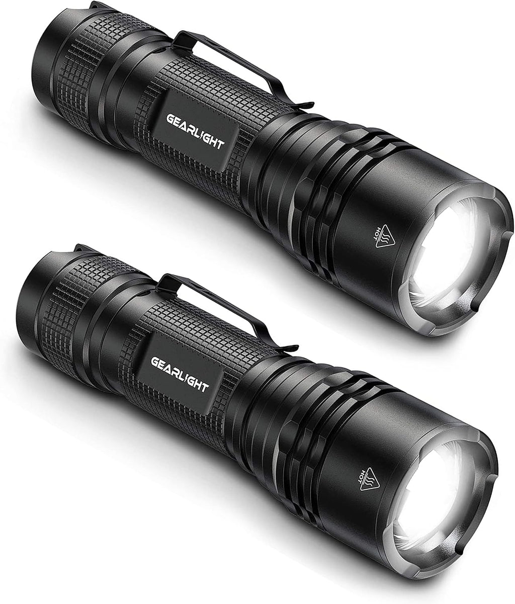 LED Tactical Flashlights High Lumens - Mini Flashlights for EDC Carry - Compact Powerful Emergency Flashlight Made