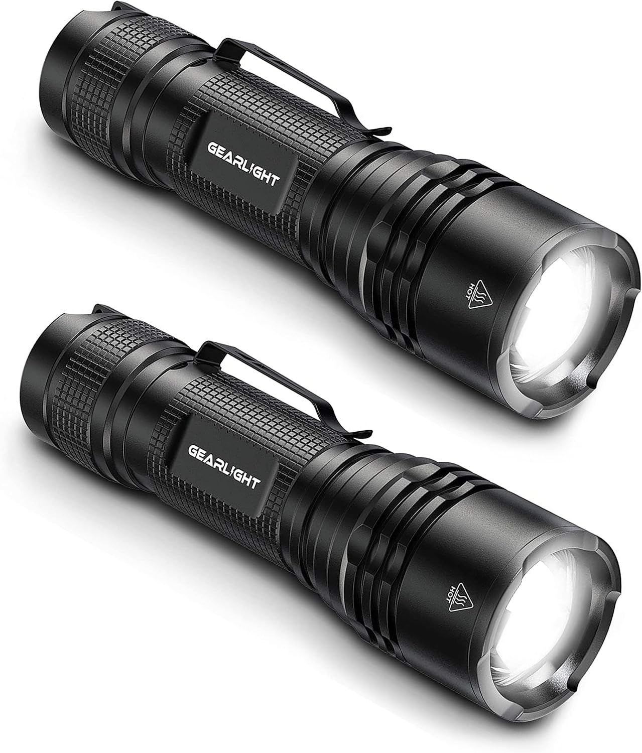 LED Tactical Flashlights High Lumens - Mini Flashlights for EDC Carry - Compact Powerful Emergency Flashlight Made