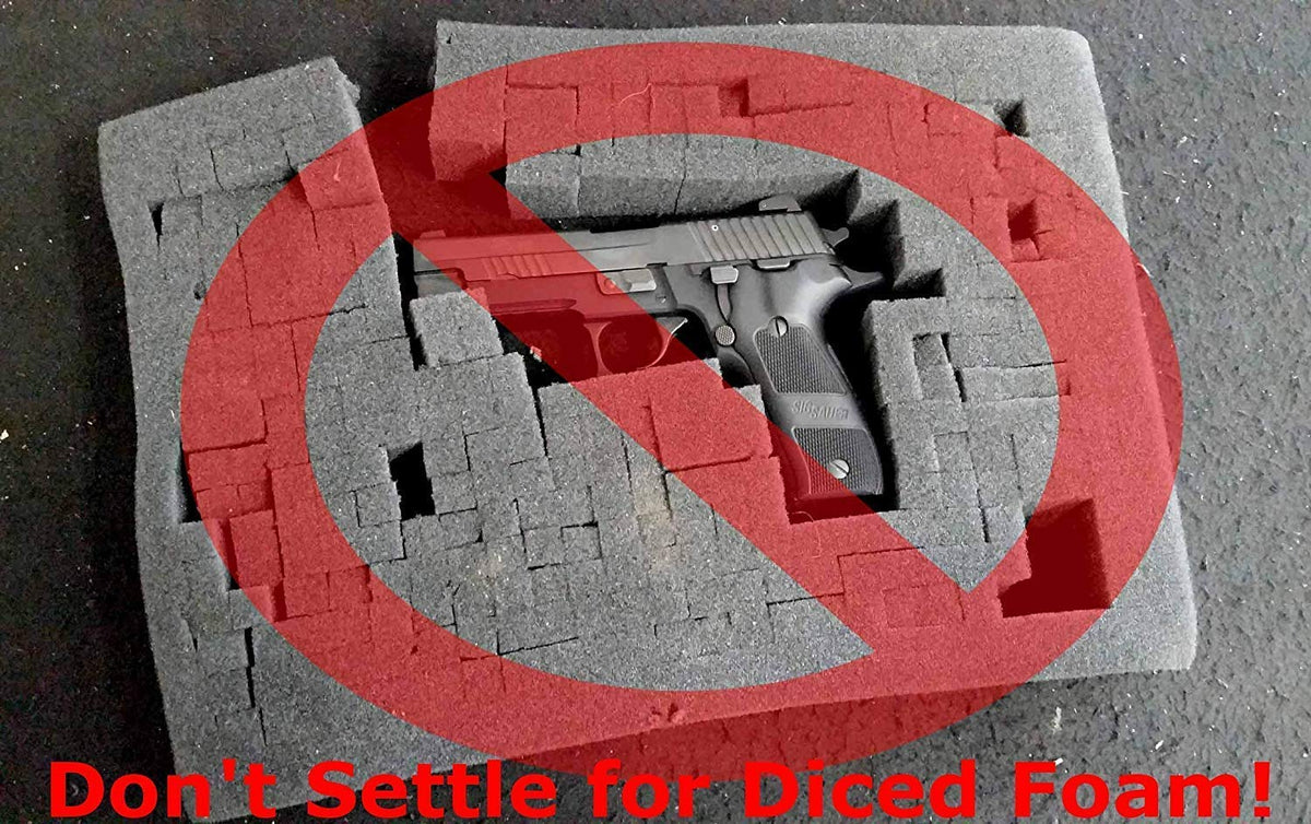 Customizable (PE) Polyethylene Foam 18" x 16" x 1.5"