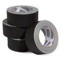 Black Gaffers Tape 2 Inch x 30 Yards - 4 Pack Pro Matte Gaff Tape