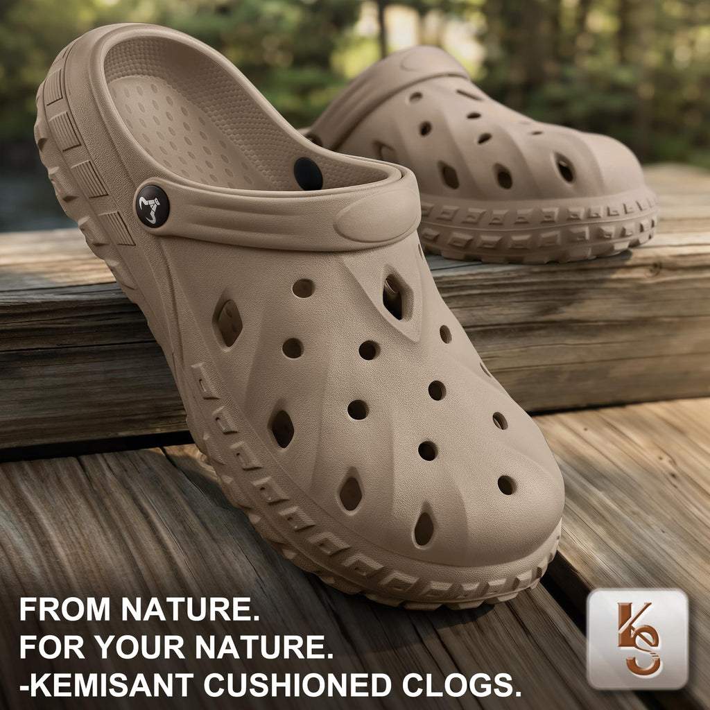 Cushioned Clogs Mules for Men Garden Beach Water Fun-Lightweight