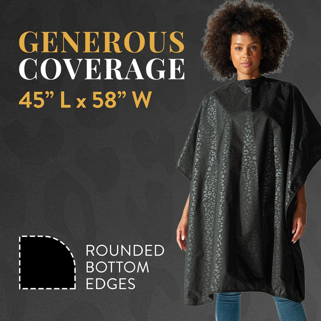 Black Jaguar Bleach-Proof All Purpose Styling Cape