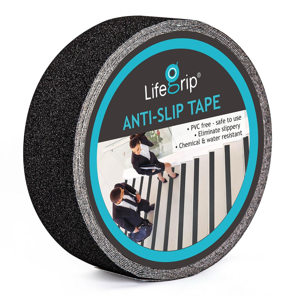 LifeGrip Anti Slip Traction Tape 2" x60Ft Heavy-Duty Grip Tape for Stairs