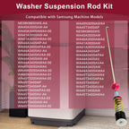 WA45T3400AP Washer Suspension Rods Kit Compatible With Samsung