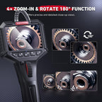 Ralcam Two-Way Articulating Borescope with Light, Slim Probe