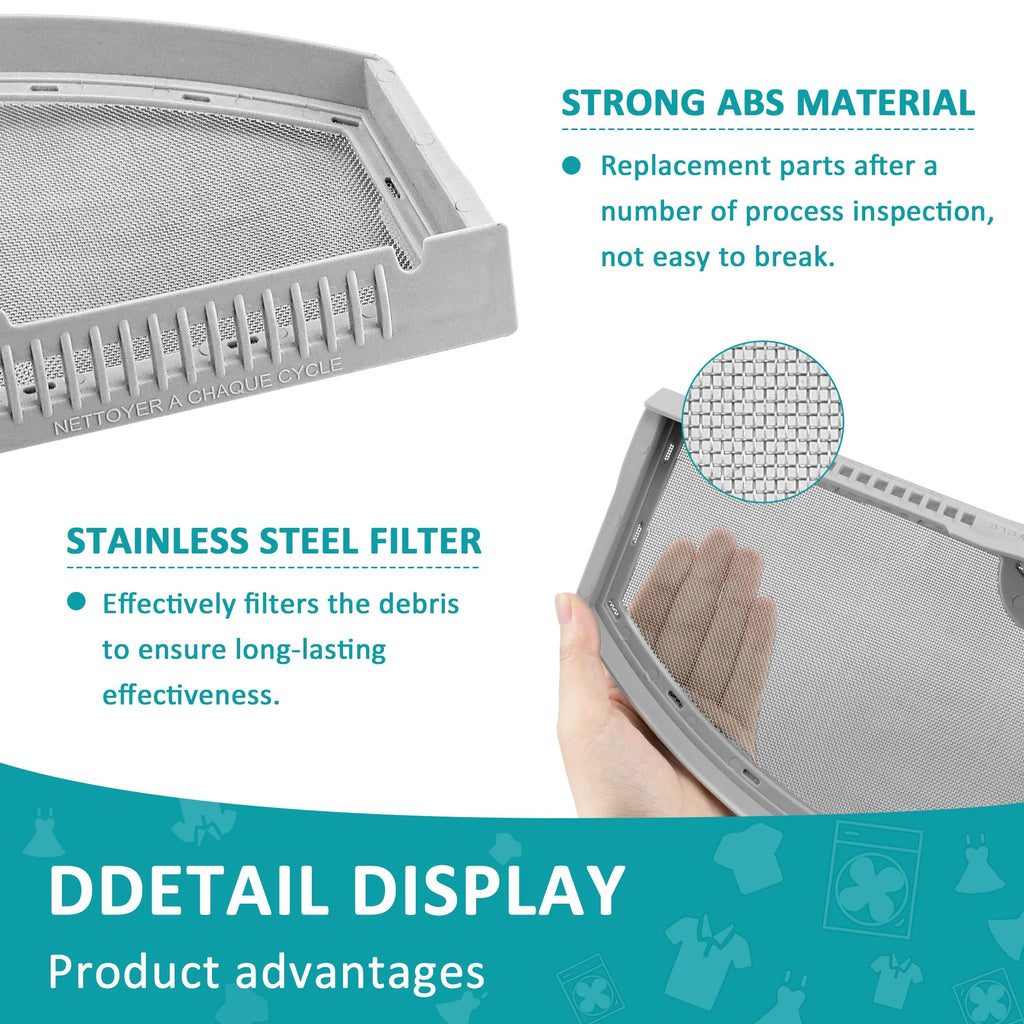 Dryer Lint Screen Replacement for GE with Brush by MIFLUS