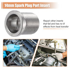 X AUTOHAUX 4pcs for 14mm Spark Plug Insert for Ford Triton Engine Motor