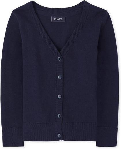 Girls V-Neck Cardigan