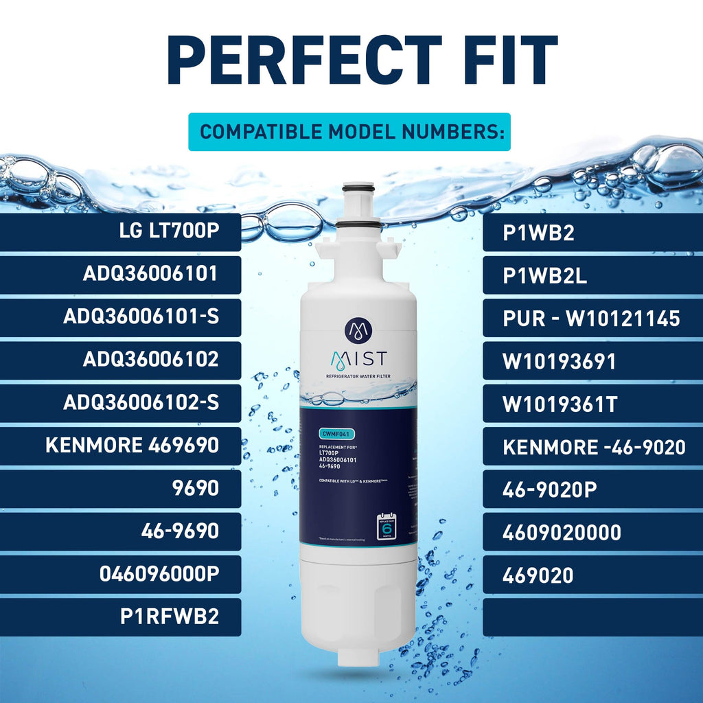 LT700P Water Filter, NSF 42, 3 Pack