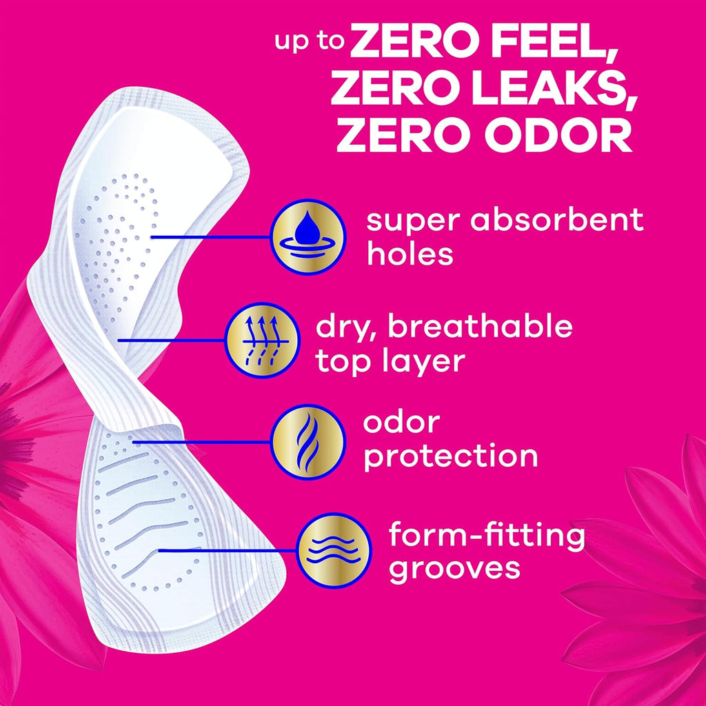 Radiant Feminine Pads for Women, Flexfoam Pads with Wings, Size 2, Heavy Absorbency, Lightly Scented, 78 Count (3