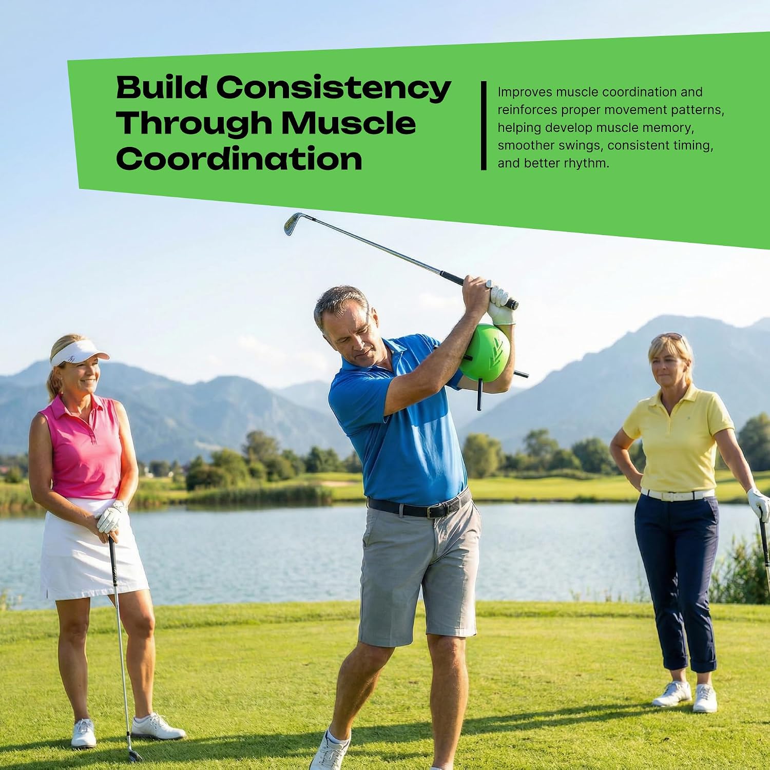 Golf Aid Compression Golf Ball - Posture Correction Swing Trainer