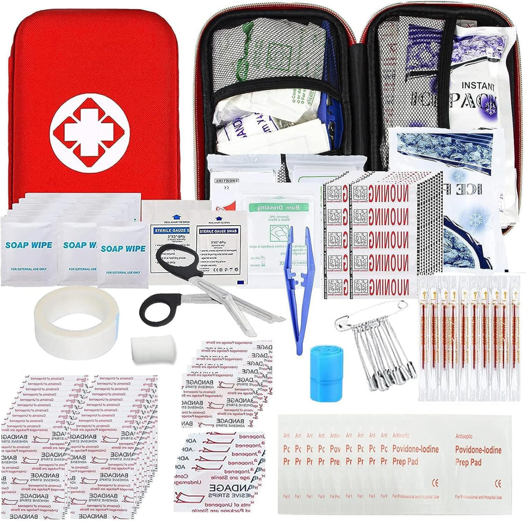 Car First Aid Kits 275Pcs Survival Gear Home Travel Size Small Emergency Kit Tactical Hiking EVA Camping Essentials