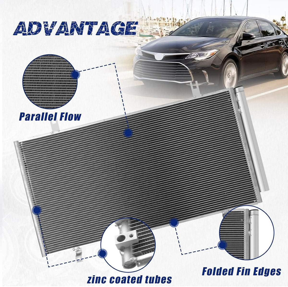 Air Conditioning A/C Condenser Compatible with Toyota Camry/Avalon # 3995