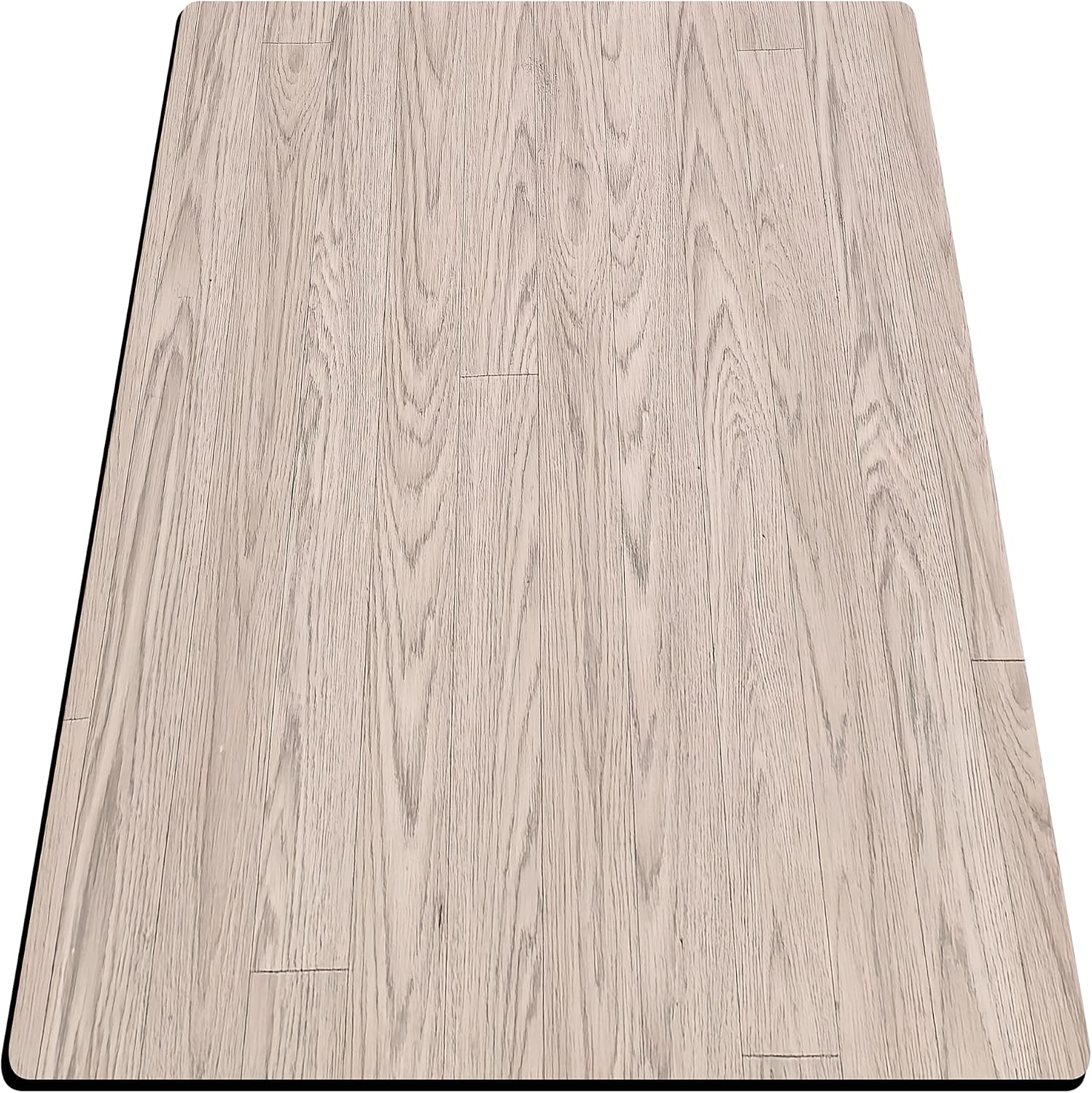 Rhino Mat Wood Grain Fitness Equipment Mat Made in USA | 0.095” Thick PVC Floor Protector for Treadmill, Bike, Rowing