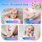 Small Gel Ice Packs, 4 Mini Reusable Cold Packs with 2 Cute Covers