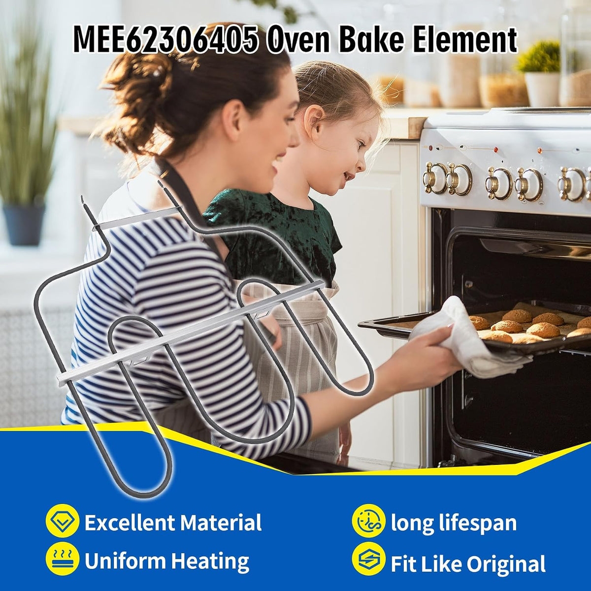 MEE62306405 Oven Stove Bake Heating Element 240V 3400W