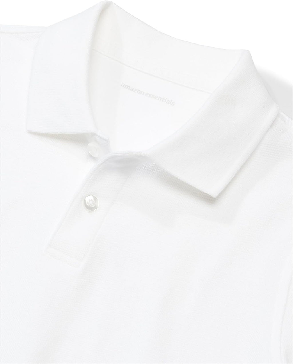 Toddler Boys' School Uniform Short-Sleeve Pique Polo Shirts, Breathable Cotton, Button Closure, Multipacks