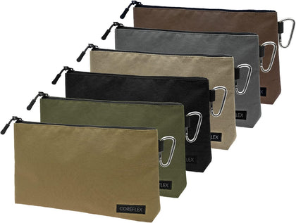 Premium Tool Pouch Zipper Bag, Small Tool Bag, Multipurpose Storage pouch, Heavy duty Flat Bottom Tool bag with YKK