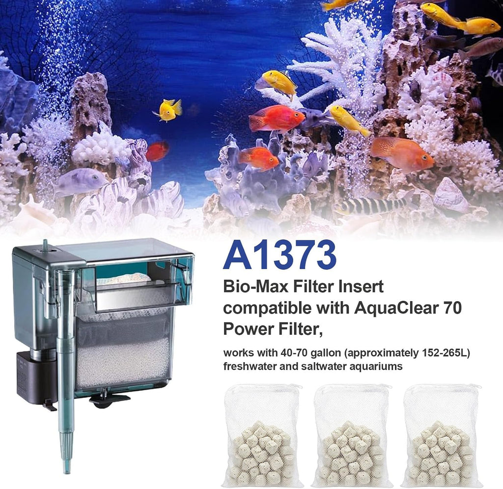 A1373 Bio-max Biological Filter Media Replacement for AquaClear 70-Gallon